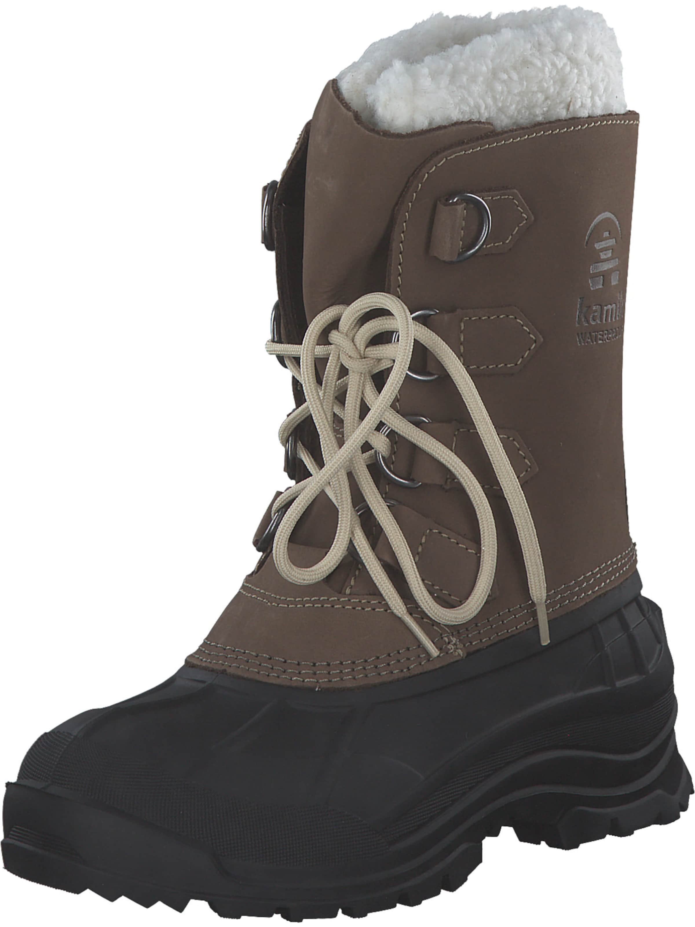 Kamik Lace-up boot 'WK2011-FOS ALBORG' in Brown: front