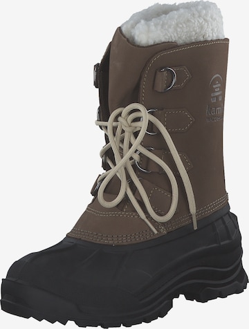 Bottes à lacets 'WK2011-FOS ALBORG' Kamik en marron : devant