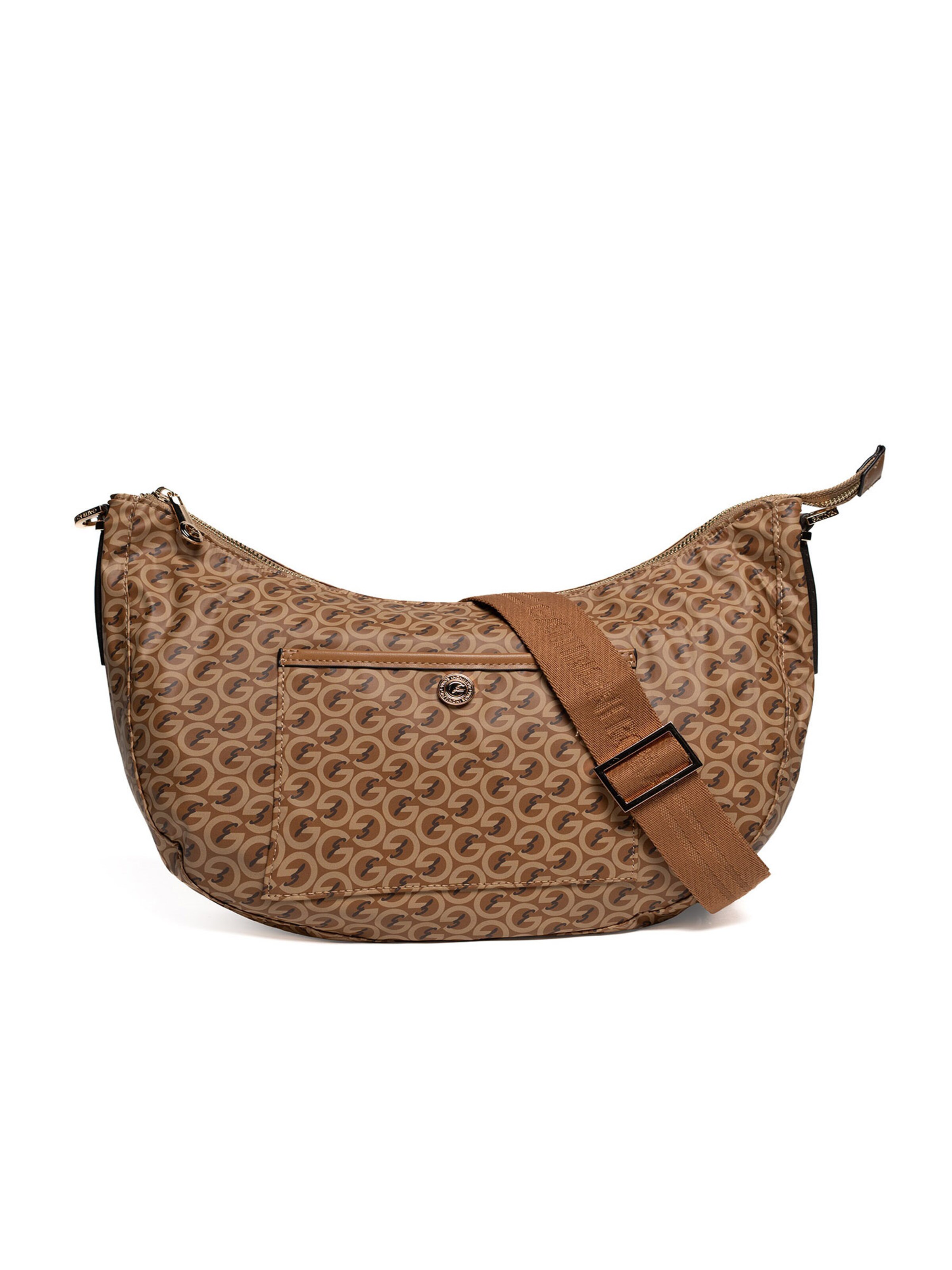 Borsa a mano di Gattinoni in beige: frontale