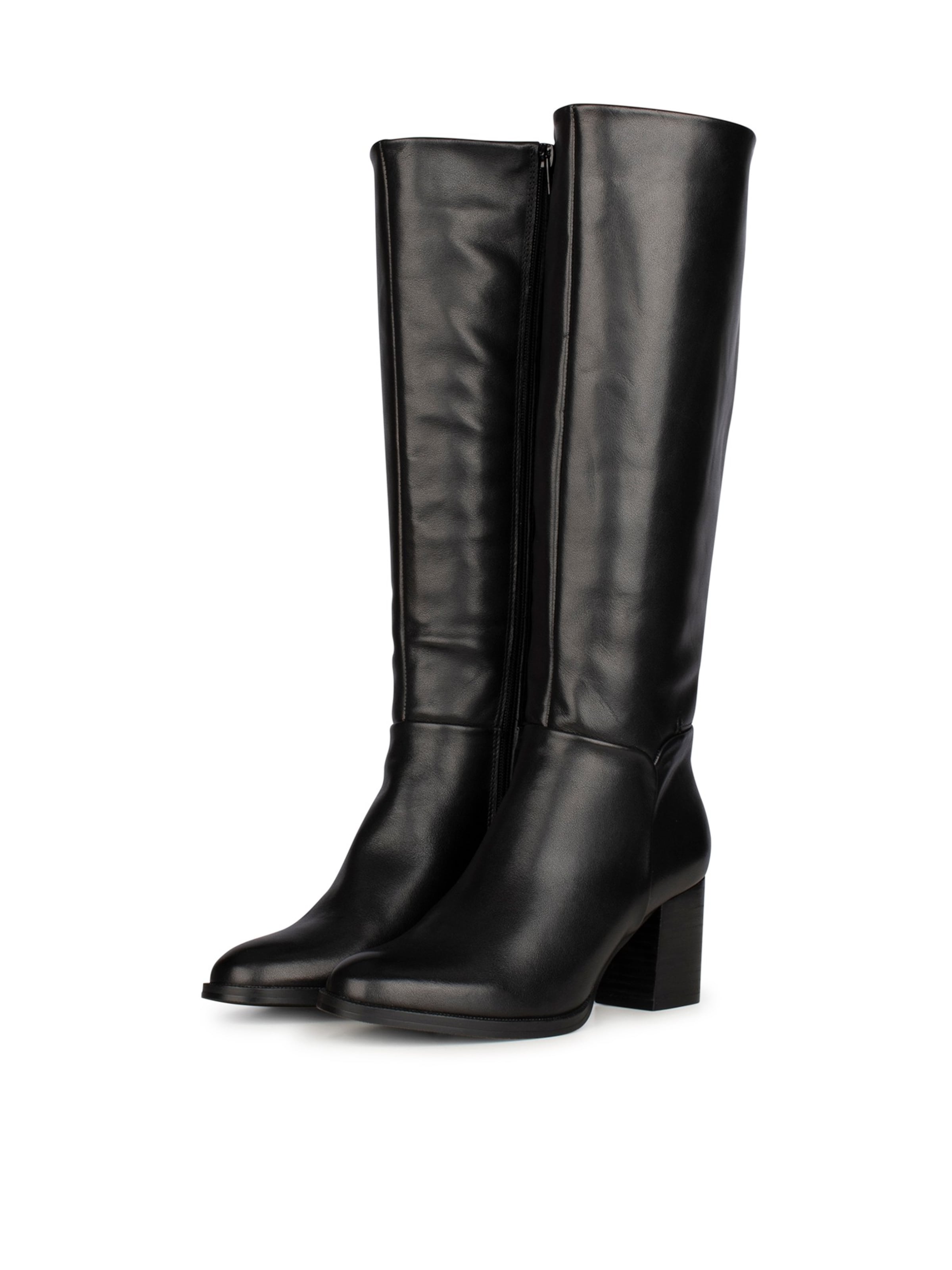 PS Poelman Boots 'Fleur' in Black