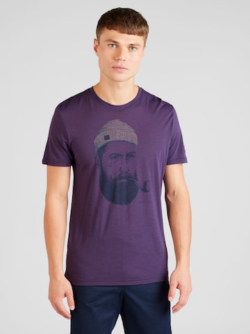 T-Shirt fonctionnel 'SAILOR' super.natural en violet : devant