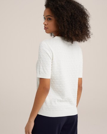 Pull-over WE Fashion en blanc