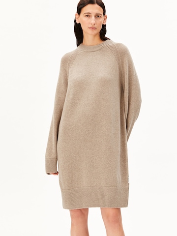 ARMEDANGELS Knit dress 'WOOL KNIT' in Beige: front
