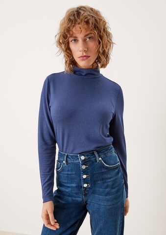 s.Oliver Shirt in Blauw: voorkant