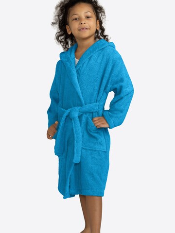 celodoro Bathrobe 'Home & Spa Collection' in Blue: front