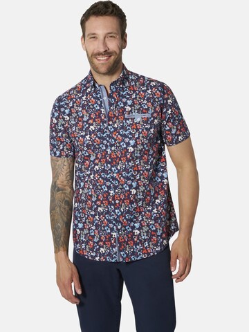 BABISTA Regular Fit Hemd 'Carassi' in Blau: Vorderseite