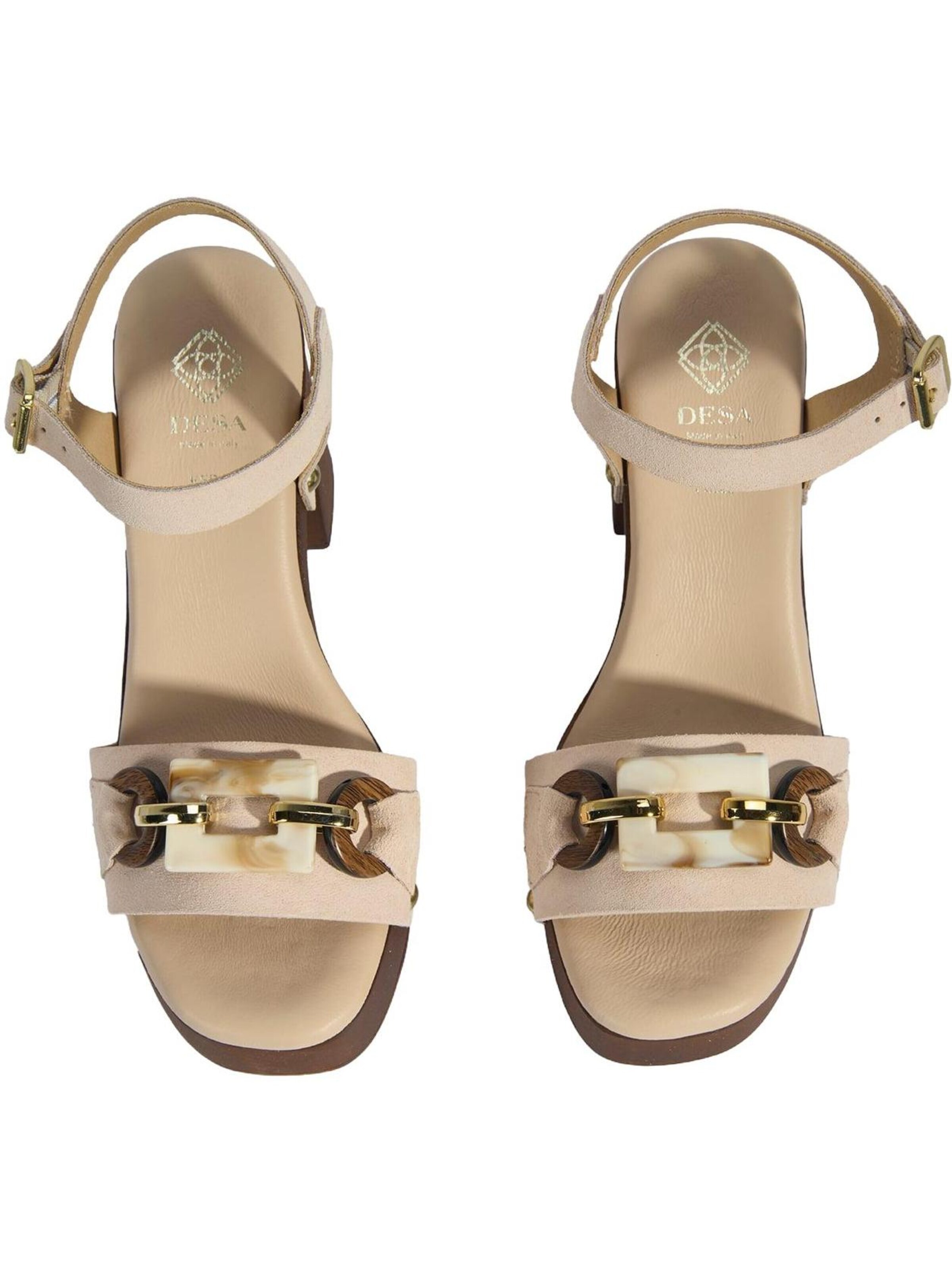 Desa Sandal 'Plateau-Sandalen' in Beige