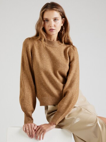 Pull-over 'RUE' JDY en marron : devant