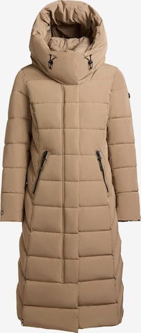 khujo Zimní kabát 'Tamke' – hnědá: přední strana