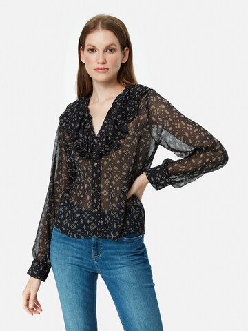 Mavi Blouse in Black: front