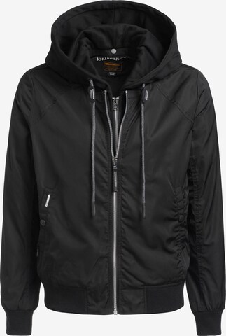 khujo Between-Season Jacket 'Persee' in Black: front