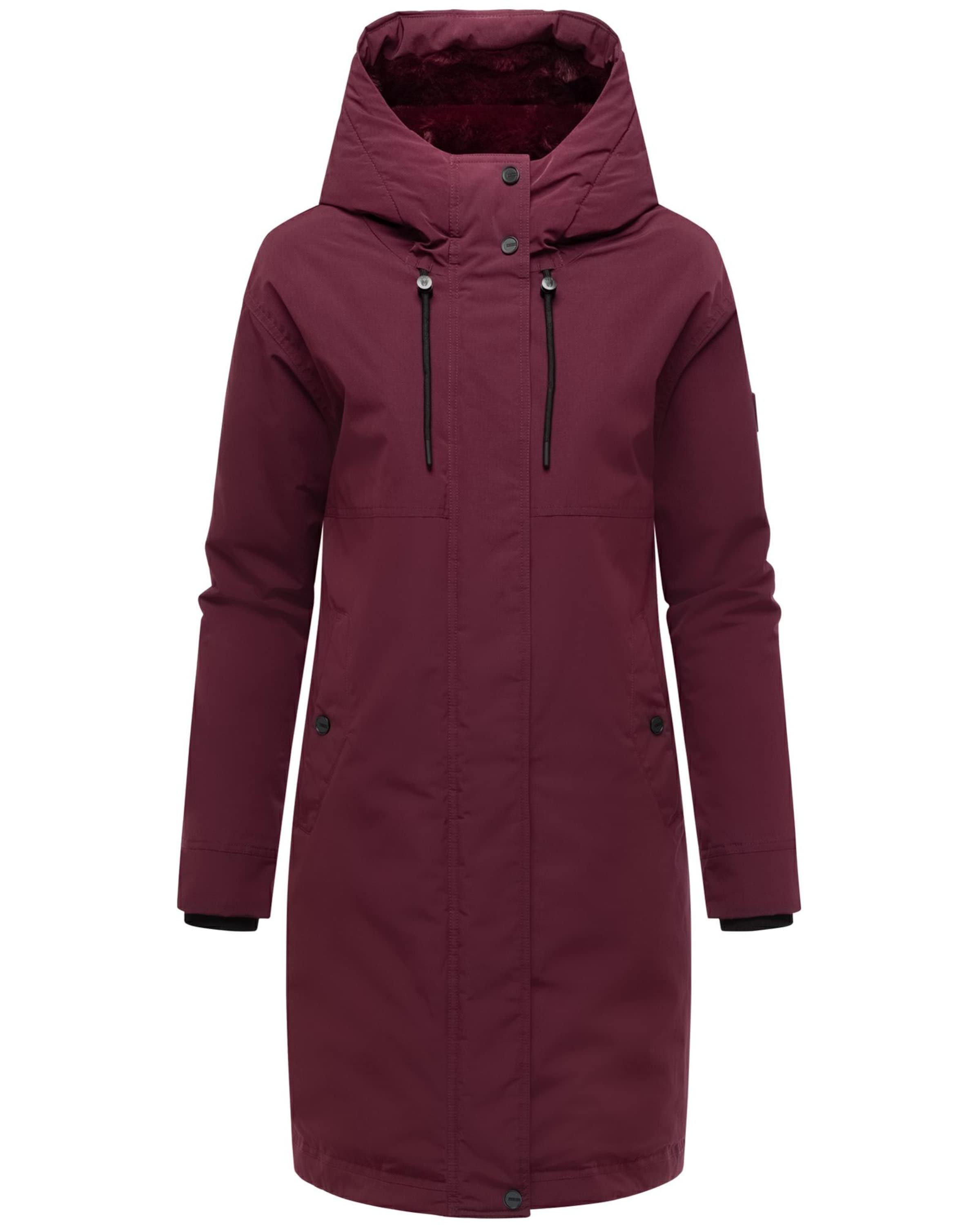 NAVAHOO Vinterfrakke &#x27;Hageltanz 14&#x27; i rød: forside