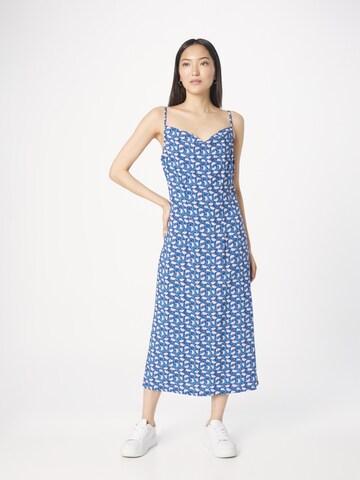Tranquillo Summer Dress in Blue: front