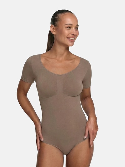 cfab Shaping bodysuit 'T-Shirt Bodysuit Sculpting Shapewear mit String' in XS in Caramel, Item view
