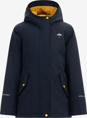 Schmuddelwedda Weatherproof jacket in Blue: front