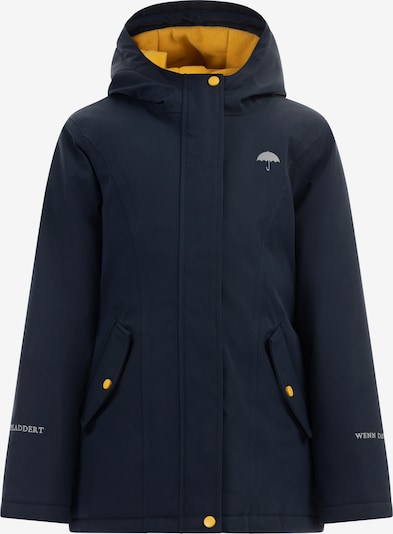 Funkcinė striukė iš Schmuddelwedda, spalva – tamsiai mėlyna jūros spalva / geltona / sidabro pilka, Prekių apžvalga