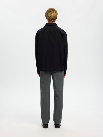 Coupe regular Veste mi-saison SELECTED en noir