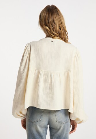 DreiMaster Vintage Bluse i hvid