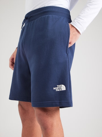 mėlyna THE NORTH FACE Standartinis Kelnės 'SIMPLE DOME'