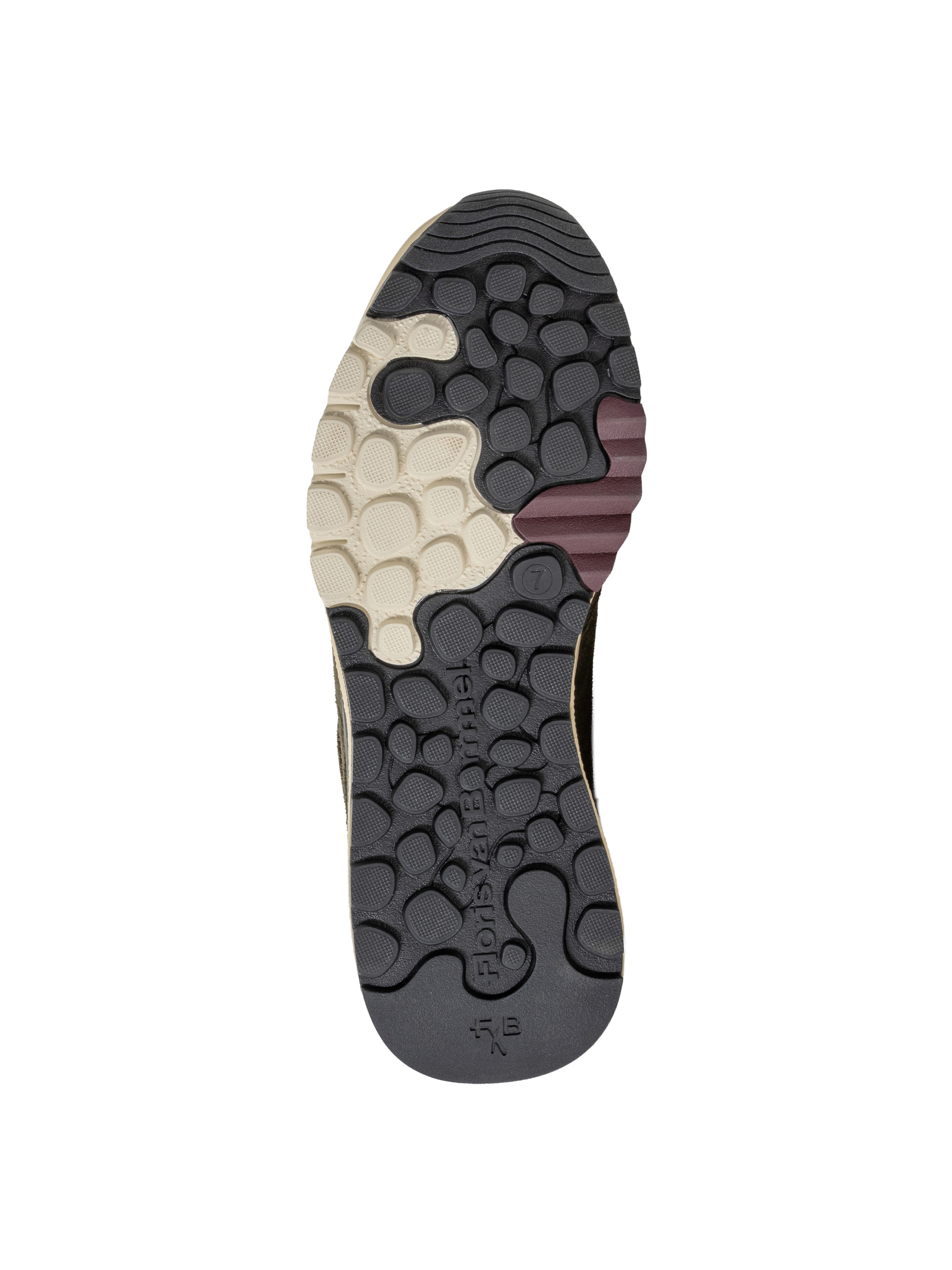Sneaker bassa 'De Treener 07' di Floris van Bommel in verde