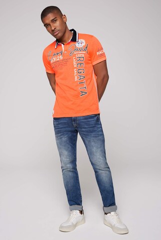 CAMP DAVID Shirt 'Laser Sailing' in Orange