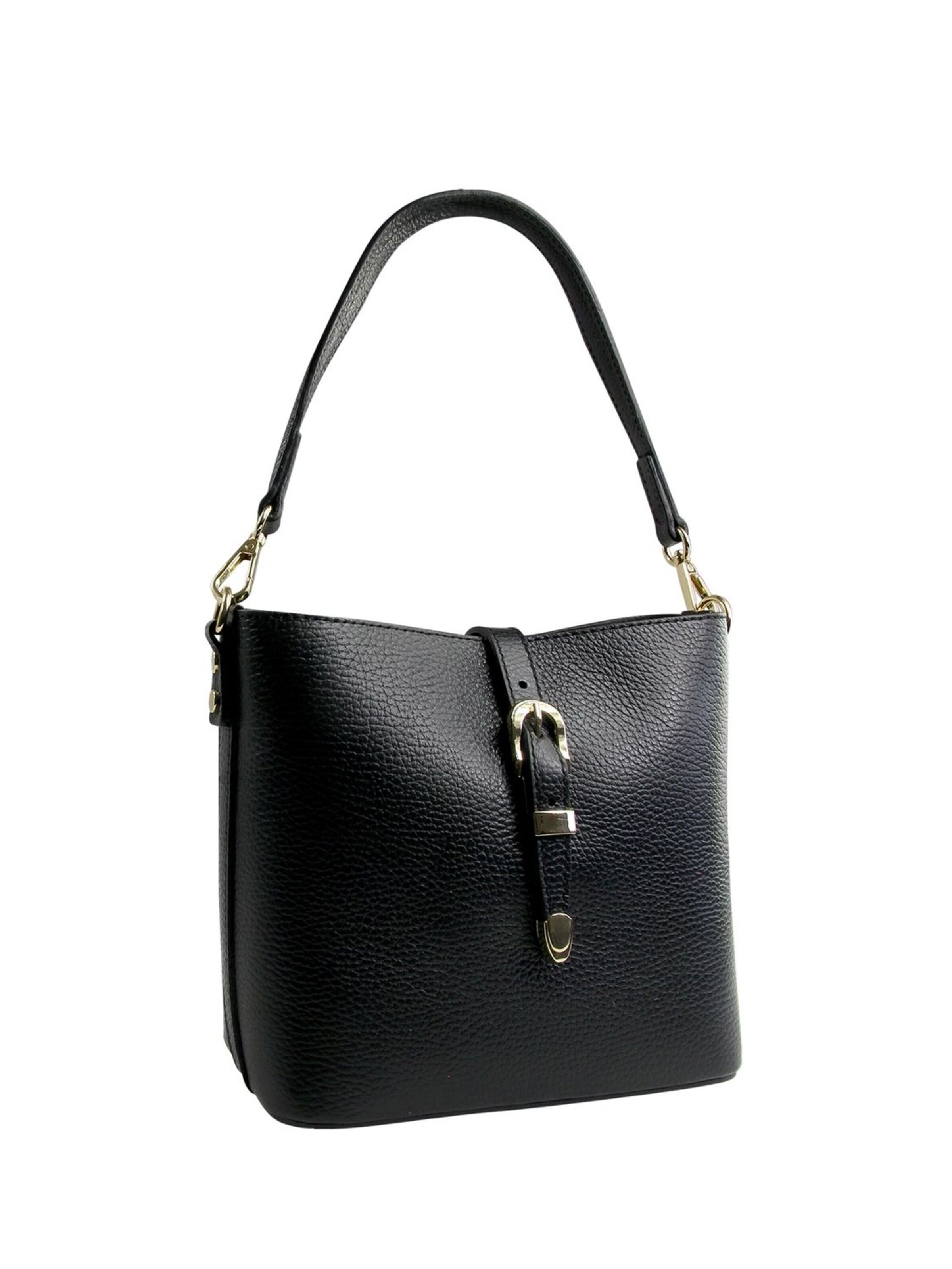 Toscanto - Bolso de hombro en negro: frente