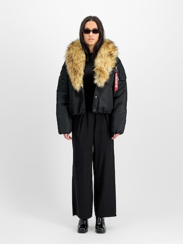 ALPHA INDUSTRIES Overgangsjakke i sort
