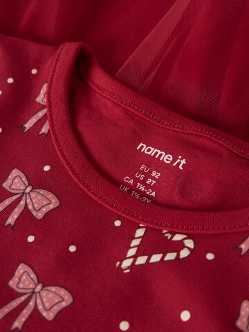 Robe 'NMFRI' NAME IT en rouge