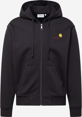 Carhartt WIP Sweatjakke i sort: forside