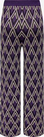 ONLY Loose fit Trousers 'NORA' in Purple