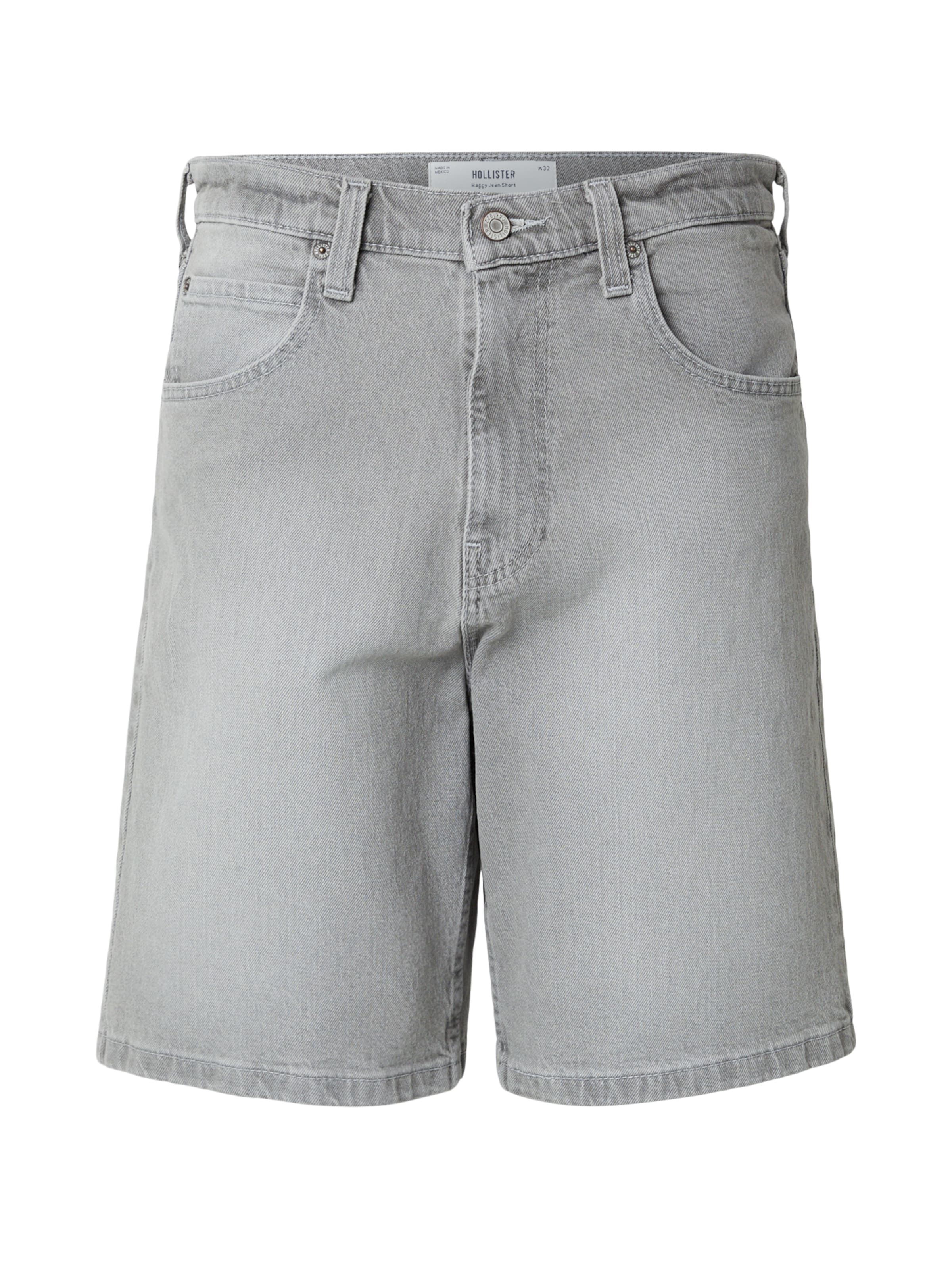 Baggy Jean HOLLISTER en gris : devant