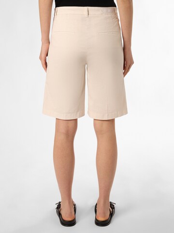 Cambio Regular Trousers 'Stella' in Beige