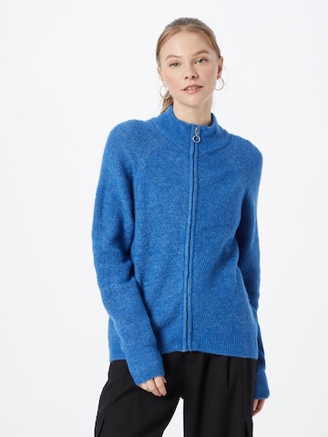b.young Knit cardigan 'MARTINE' in Blue: front