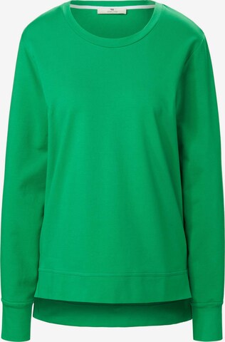 Peter Hahn Sweatshirt in Groen: voorkant