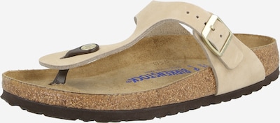 35 dydžio Šlepetės per pirštą 'Gizeh' iš BIRKENSTOCK, spalva – smėlio, Prekių apžvalga