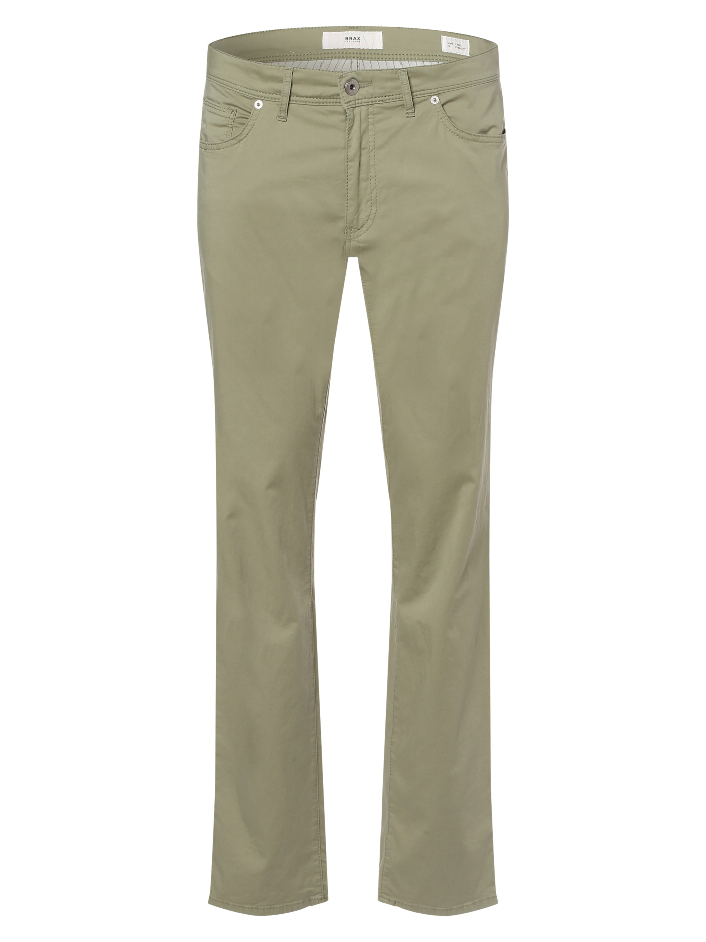 BRAX Regular Trousers 'Cadiz' in Green: front