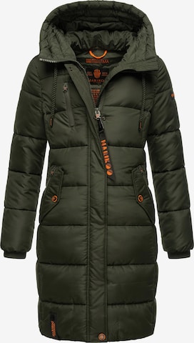 MARIKOO Winter Coat 'Yuikoo' in Green