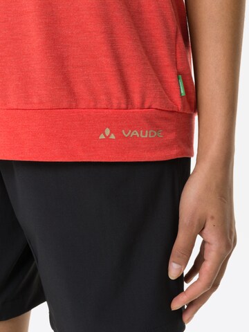 VAUDE Functioneel shirt ' W Skomer T III ' in Rood