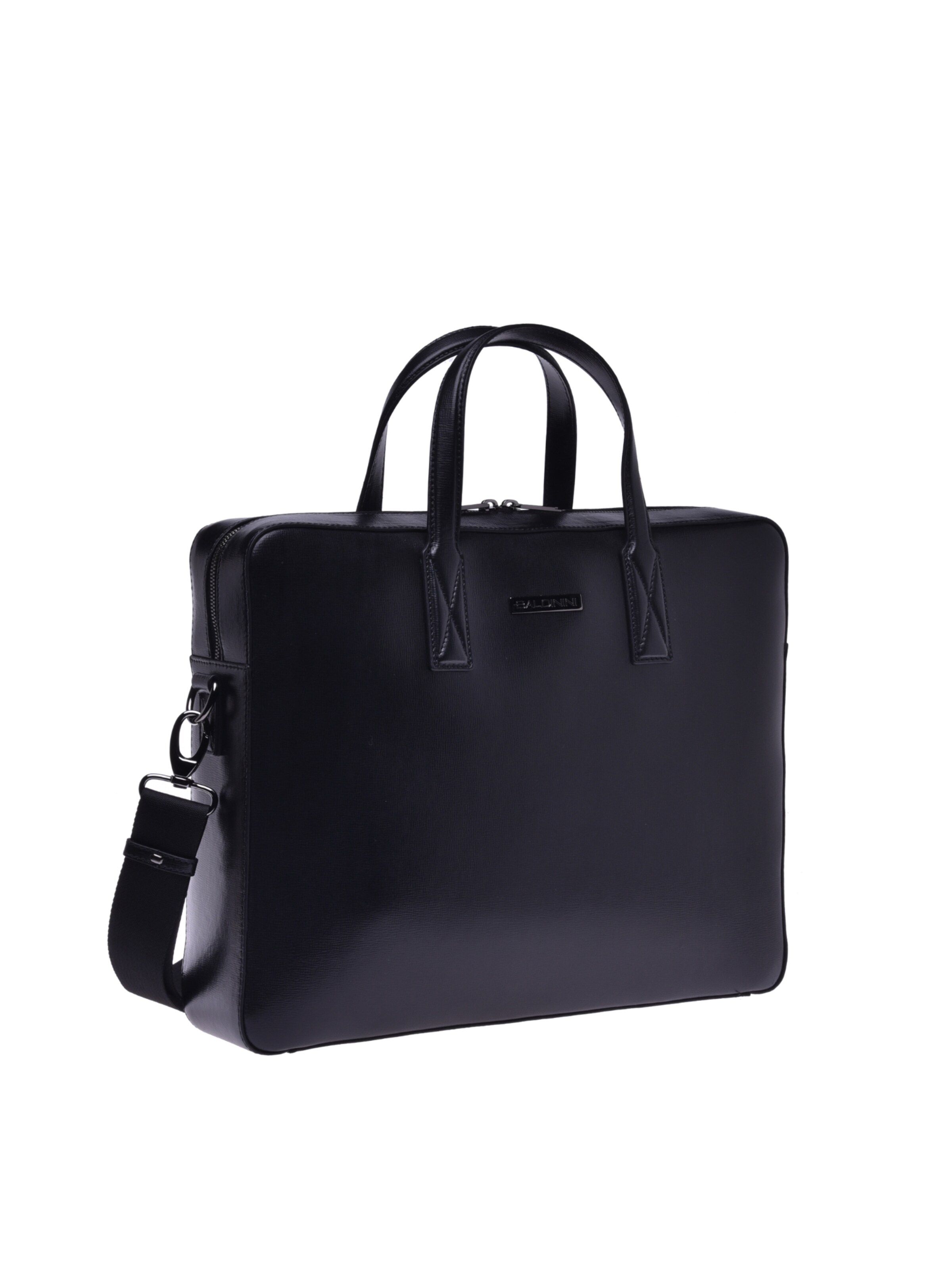 BALDININI Document Bag in Black
