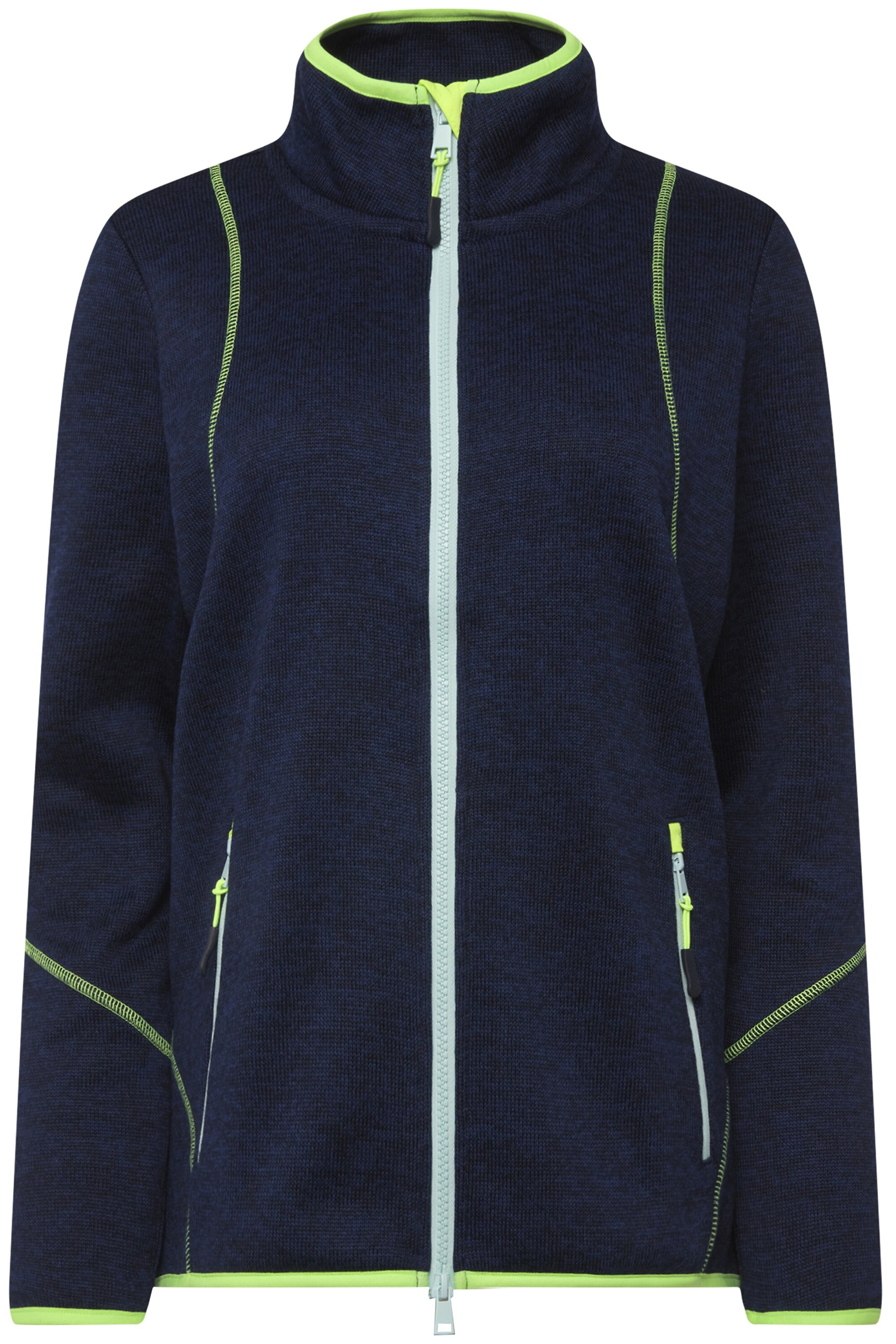 LAURASØN Sweat jacket in Blue: front