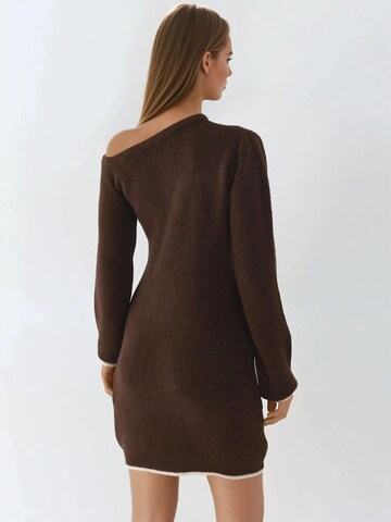 My fashion Gebreide jurk 'Strickkleider' in Bruin