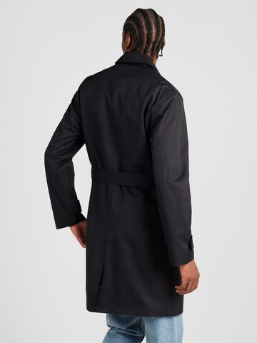 BURTON MENSWEAR LONDON Between-Seasons Coat in Black