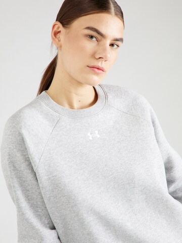 UNDER ARMOUR Sportief sweatshirt 'Rival' in Grijs