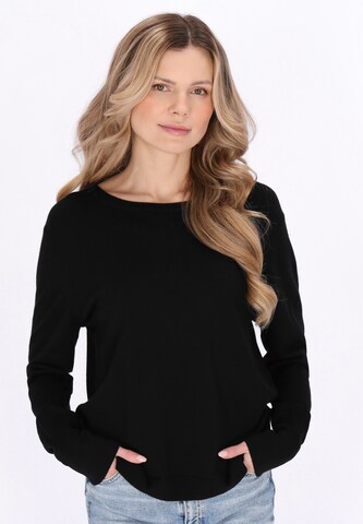 usha BLUE LABEL Pullover in Schwarz: Vorderseite