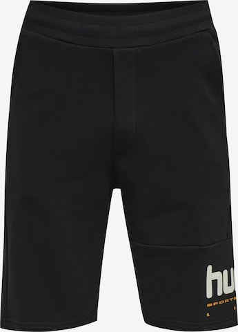 Hummel Loosefit Broek 'Manfred' in Zwart: voorkant