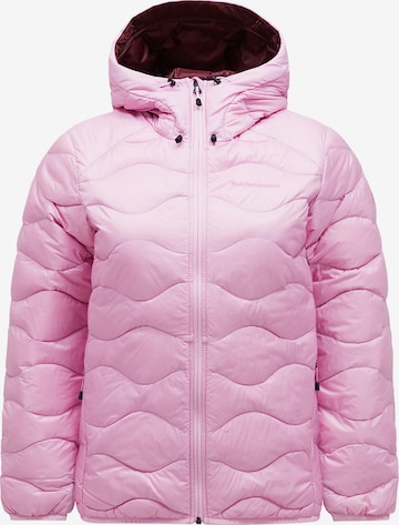 PEAK PERFORMANCE Steppjacke W Helium Down Hood Jacket in Pink: Vorderseite