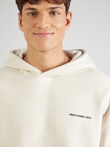 Sweat-shirt Abercrombie & Fitch en beige