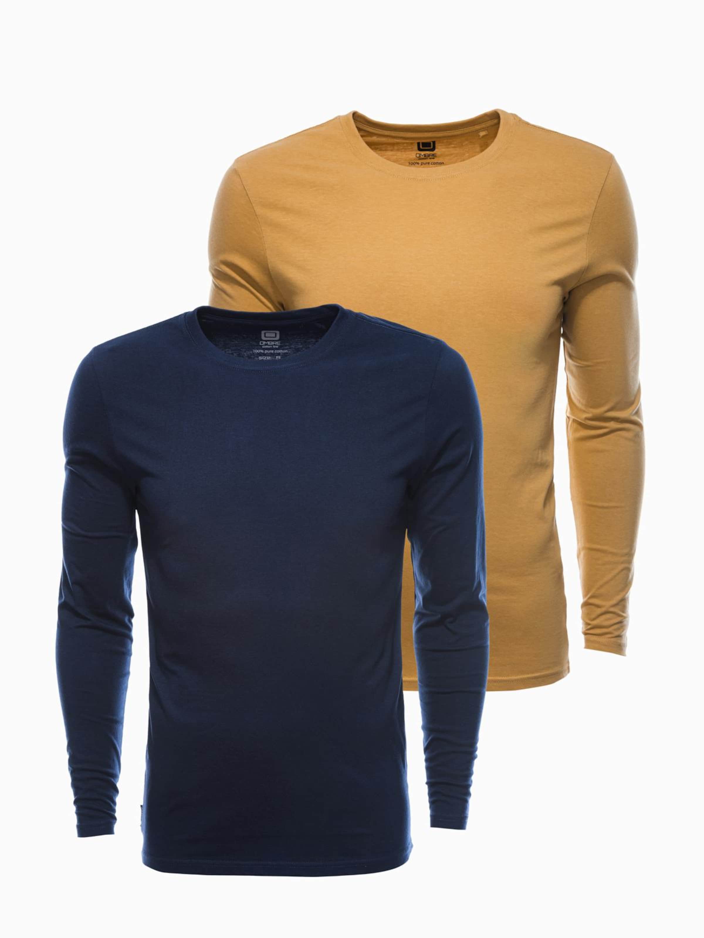 Ombre Shirt in Beige: front