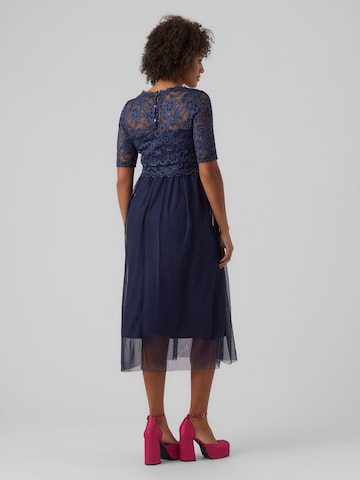 MAMALICIOUS Kleid 'Mivane June' in Blau