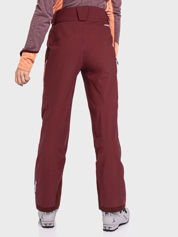 Schöffel Regular Outdoor trousers 'Pizac' in Red